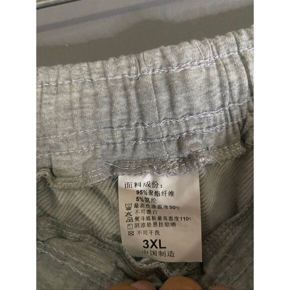 New Sport Grey Quick Dry Athletic Sweat Pants Zipper Pockets Size M NWOT - Picture 4 of 6